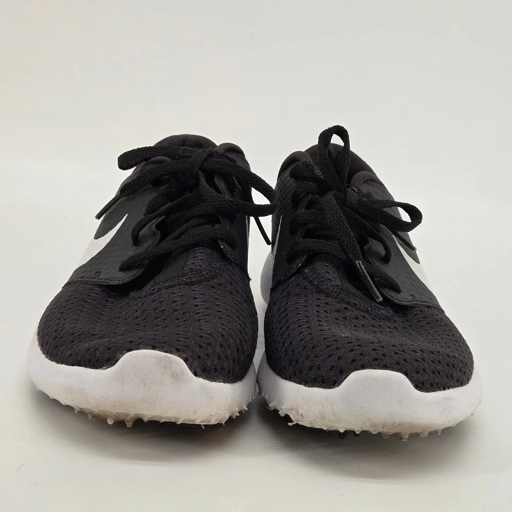 Nike Roshe G Spikeless Golf Shoes Black Metallic White Women's Size 8 CD6066-001
